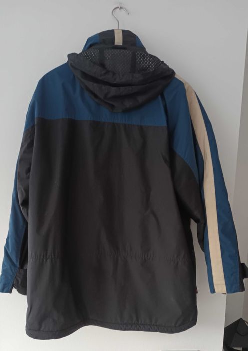 Kurtka męska ALPINUS ciepła granatowo-czarna poliamid używana L