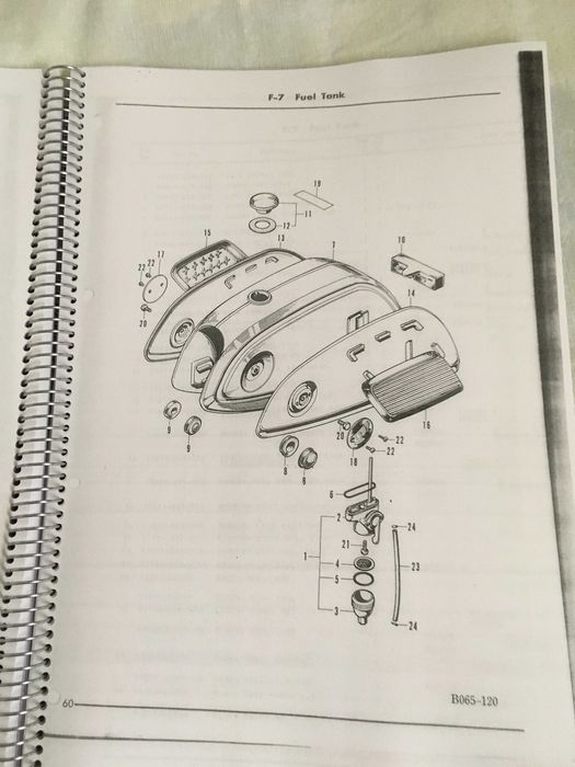 Honda CD50 - CD65 Parts List