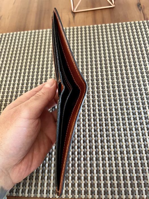 Meski Skorzany Portfel Brazowy