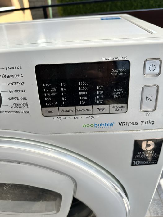 Pralka Samsung uszkodzona