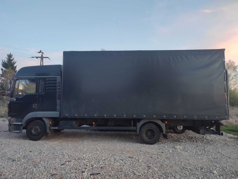MAN TGL 8.210 kontener izoterma winda sprowadzony