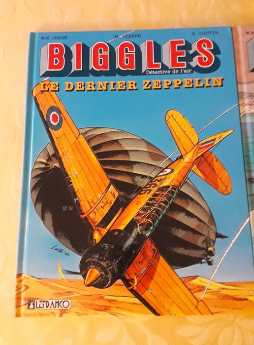 BD - Biggles - W.E.Johns/Bergese/Oleffe/Loutte (Edição francesa)