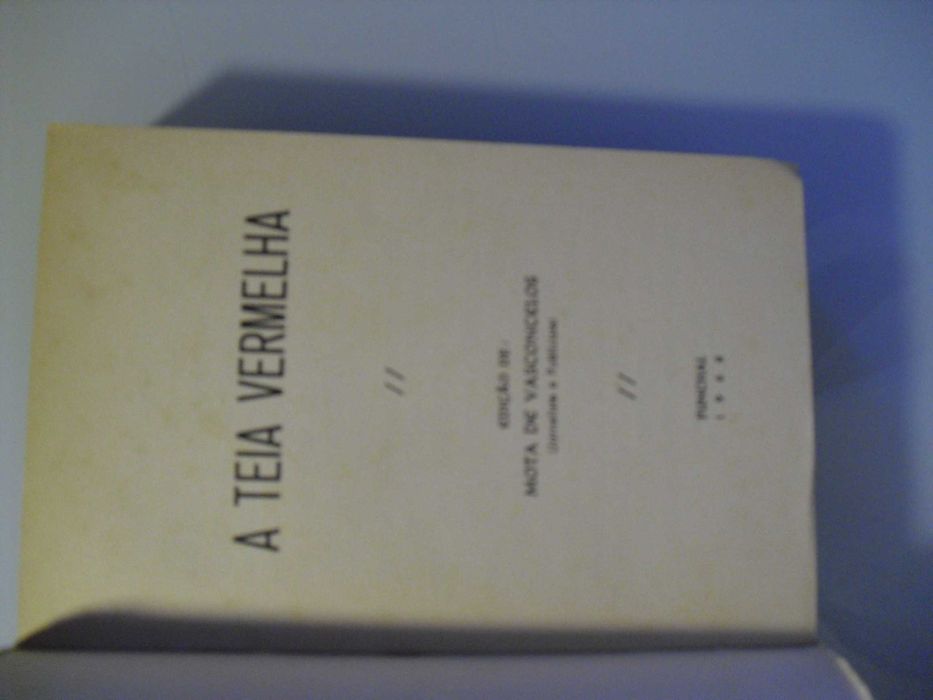 Vasconcelos (Mota);A Teia Vermelha;Edição de Autor,Funchal,1ª Edição,