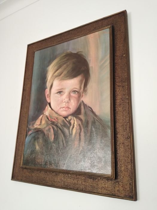 Quadro do Menino a Chorar