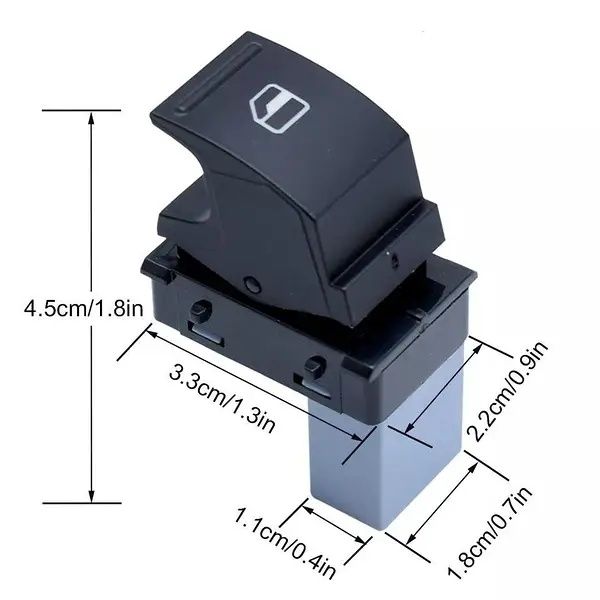 Кнопки склопідіймача Skoda Fabia 2 Фабія 2 Roomster NP2235+NP2236
