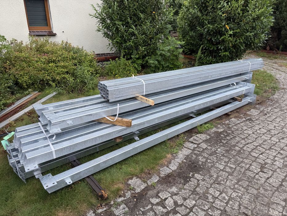 Konstrukcja stalowa hala stalowa 8x12 ocynkowana magazyn garaż wiata