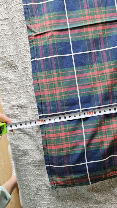 Obrus w kratę 135 x 180 cm