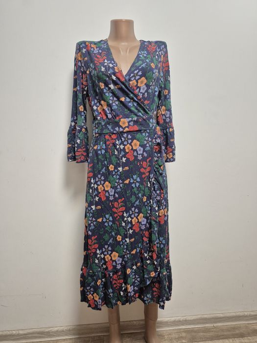 lk bennett vika dress LONDON 3/4 рукав Сукня-халат трикотажна сукня