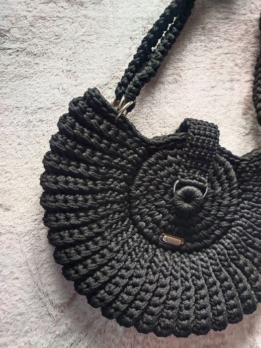 Torebka damska, na ramię typu"Oreo" handmade