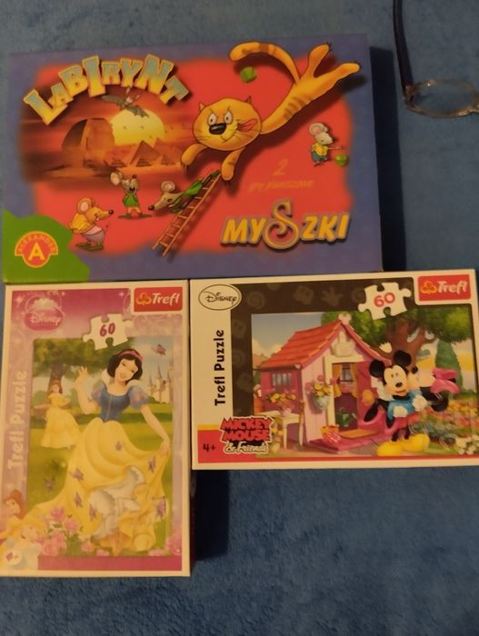 Zestaw puzzle plus gra