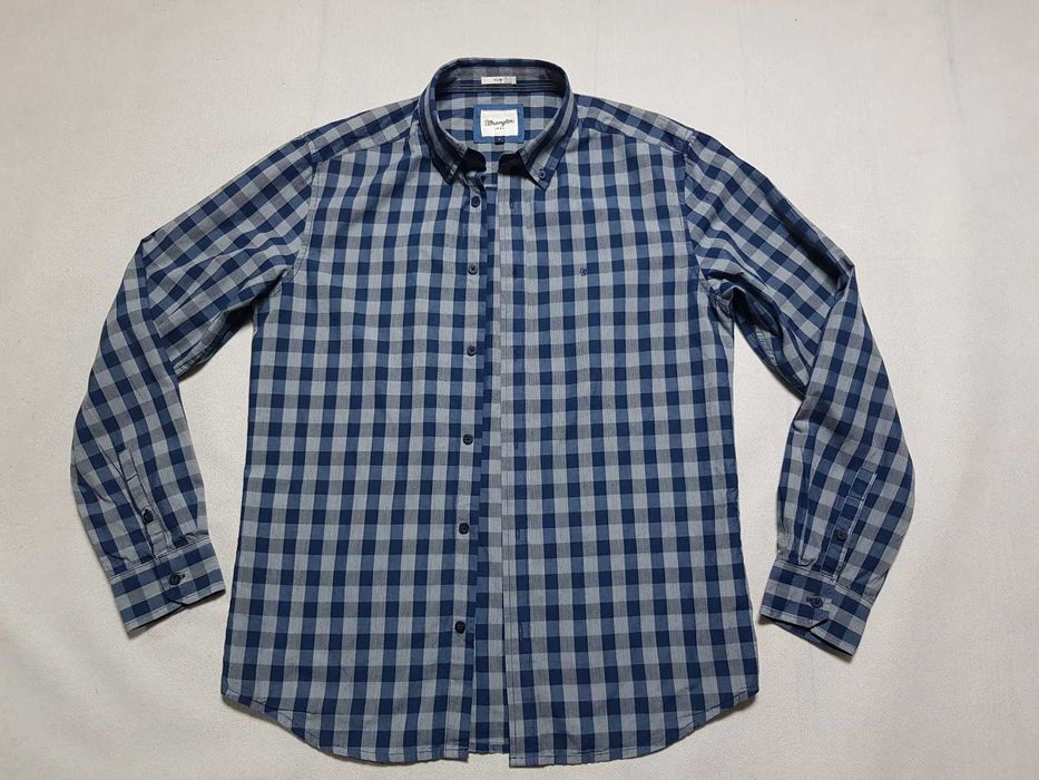 WRANGLER - SLIM / Męska Koszula roz. L Igła Stan