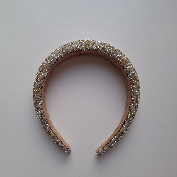 Обруч для волосся з камінчиками
