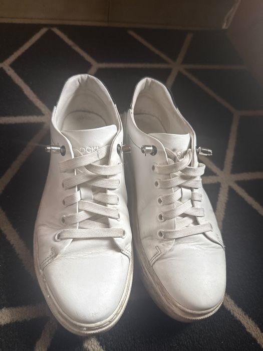 Buty skóra naturalna białe Lasocki 38