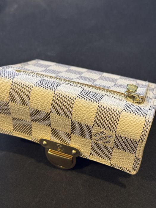 LOUIS VUITTON Carteira Koala Trifold Damier Azur