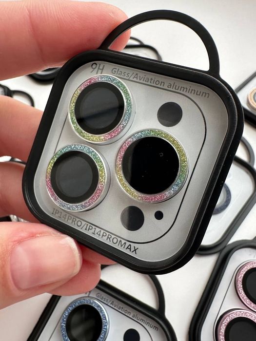 Скло на лінзи камер с блискітками