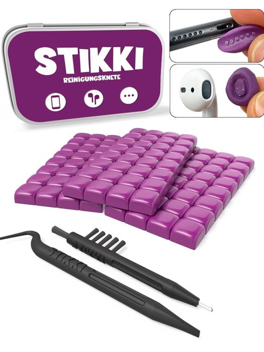 Stikki Cleaning Clay zestaw czyszczący do smartfonów słuchawek itp
