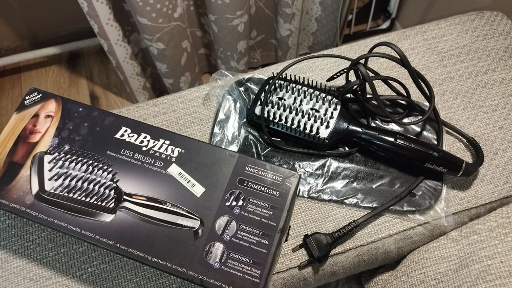 Szczotka prostująca do włosów BaByliss jak nowa