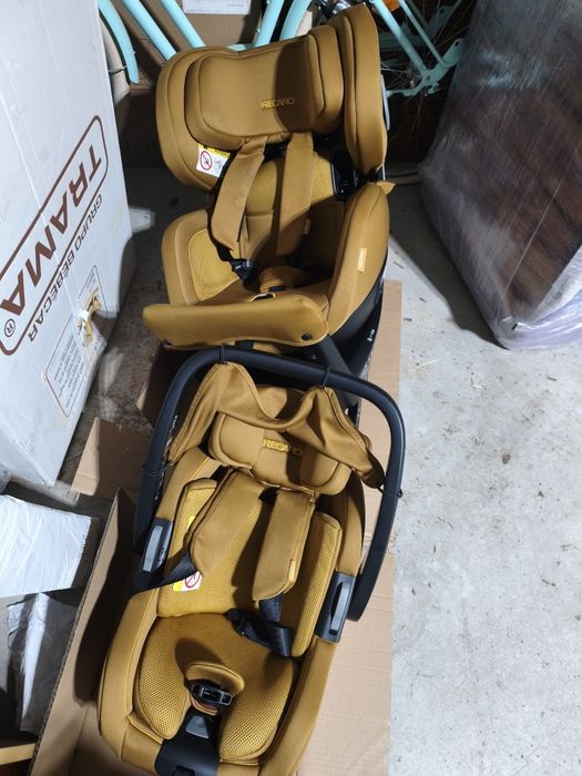 RECARO Celona + Ovo + Cadeira Auto Isofix | Amarelo Torrado