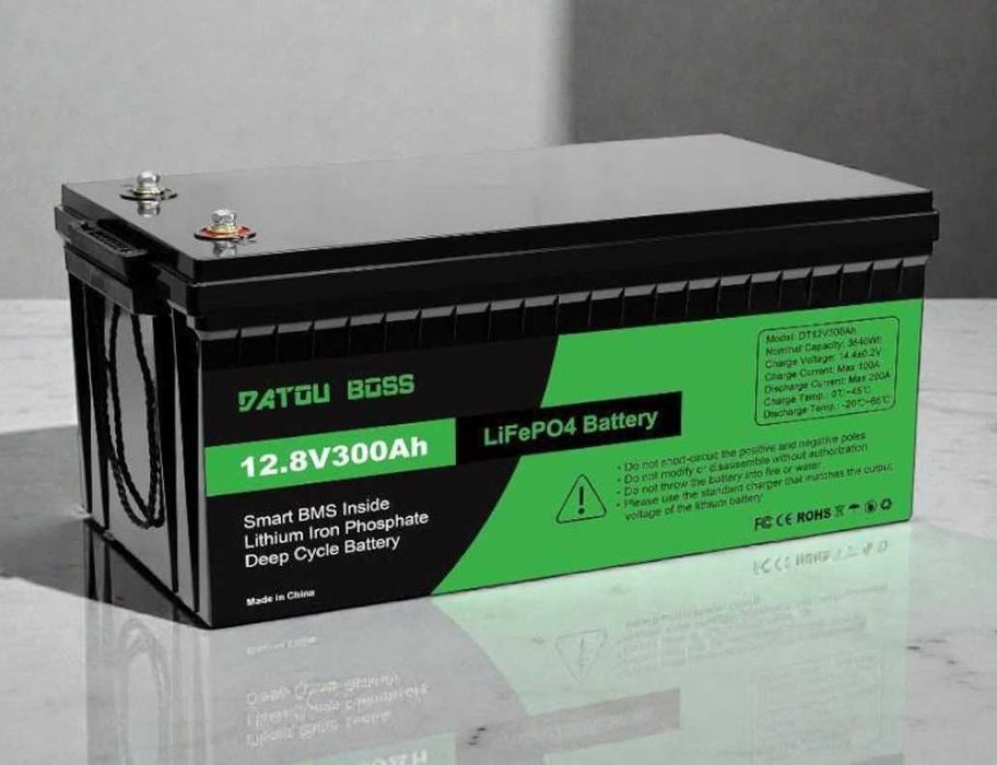 Знижка на нові акумулятори LiFePO4 12В 200Ah 300Ah DATOU BOSS з BMS