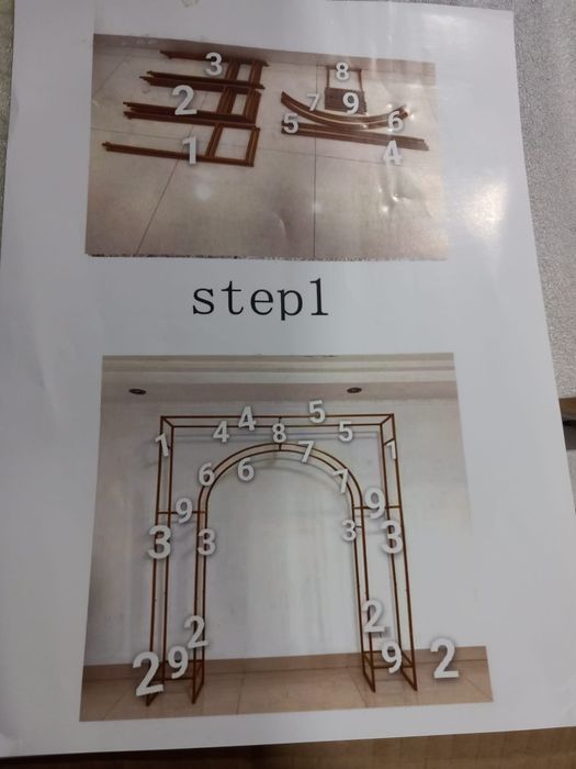 arco grande de metal