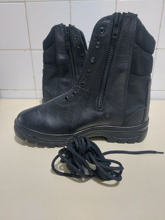 Botas pretas para Vigilantes, Tamanho 45