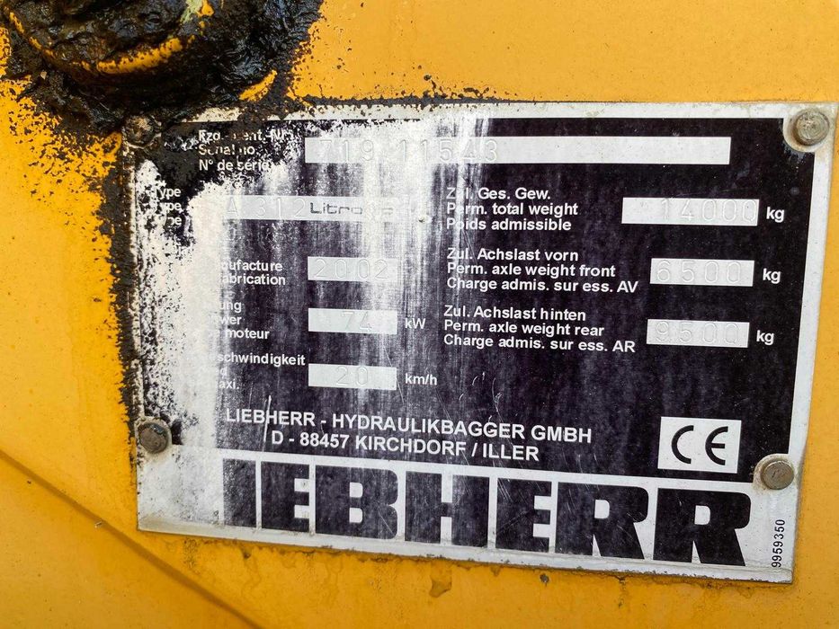 Sprzedam koparkę Liebherr A312
