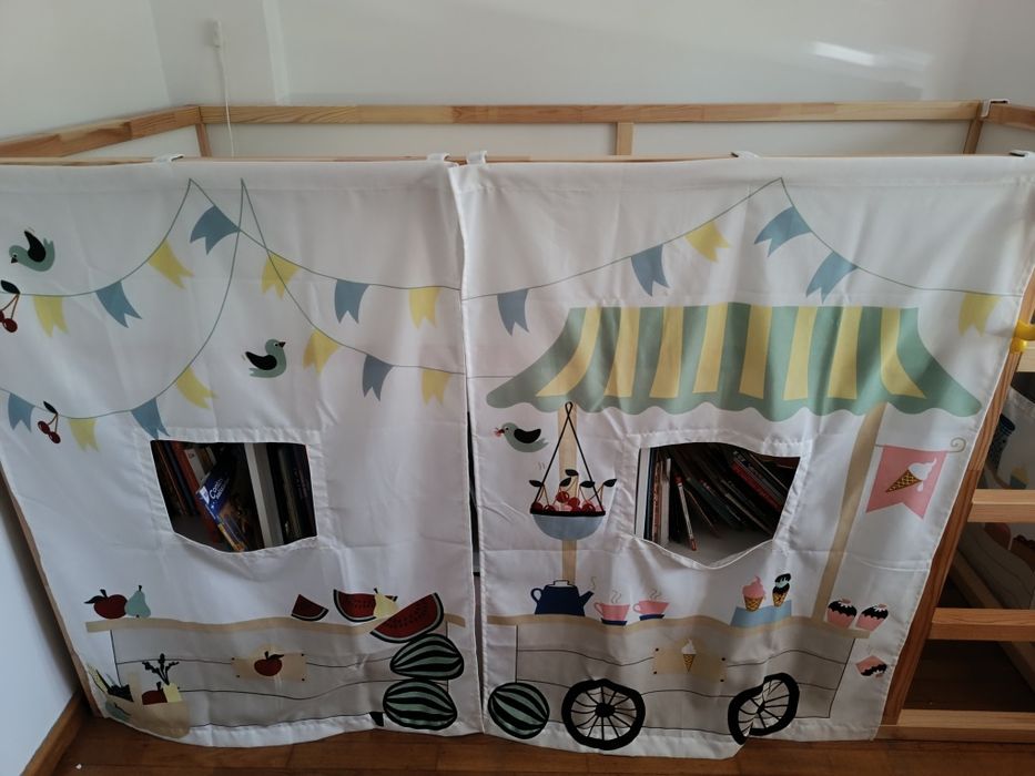 Cama Kura + dossel loja ikea