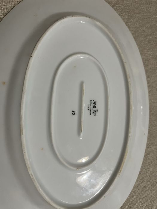 Travessa grande porcelana