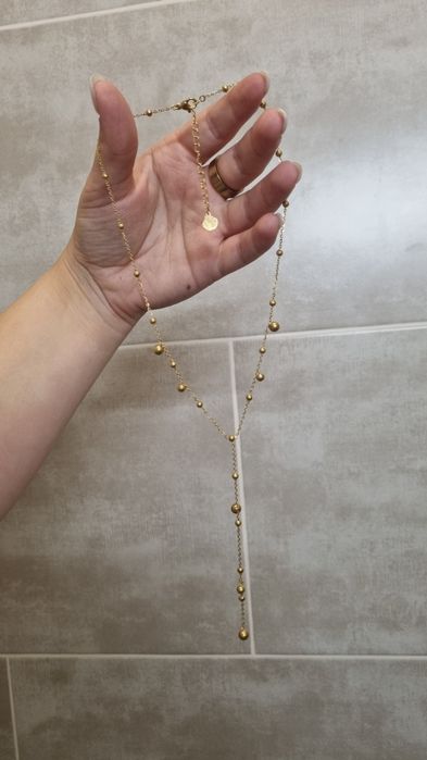 Colar Dourado Aço Inoxidável