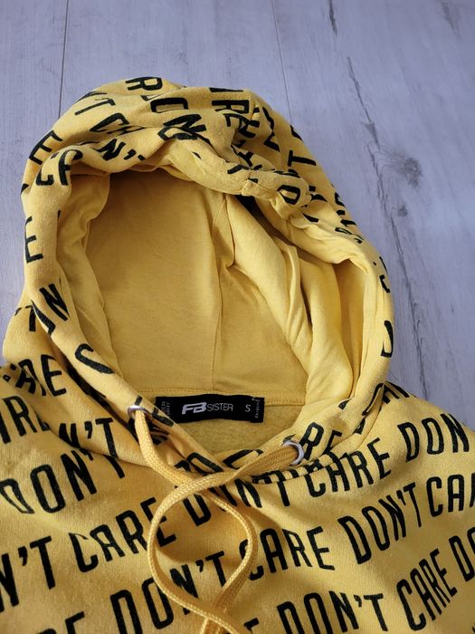 Zestaw bluza ze sweterkiem żółte rozm 38