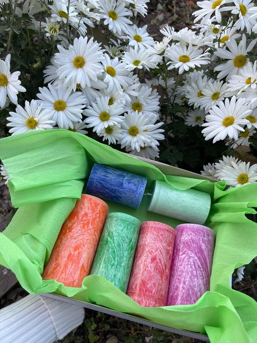 Натуральні свічки ручної роботи