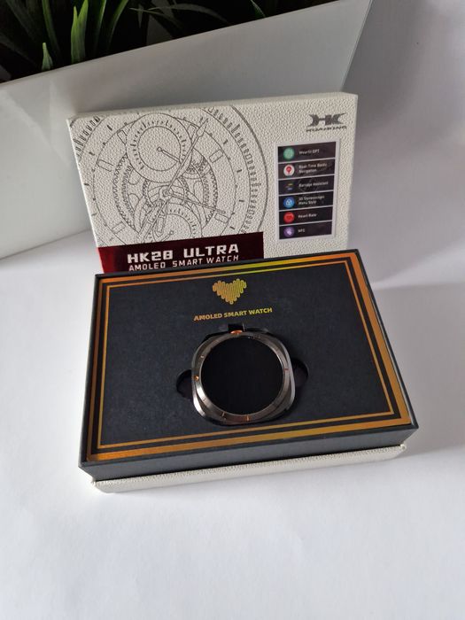 Smartwatch hk28 ultra watch, komplet nowy
