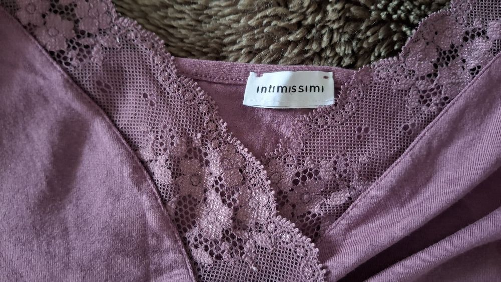 Intimissmi koszulka na ramiączka kolor wrzosowy R:M