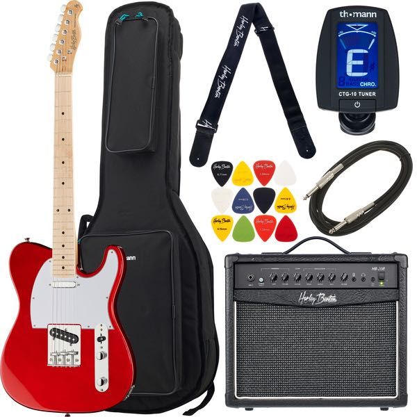 Harley Benton TE-20MN CA Standard Bundle zestaw gitarowy