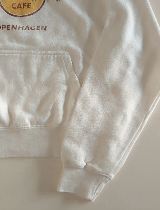 Camisola hoodie branco Hard Rock café Copenhagen