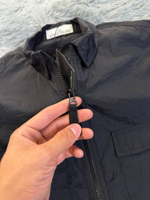STONE ISLAND | Овершот Нейлоновий Стон айленд | Овершот Стонік Чорний S M L XL