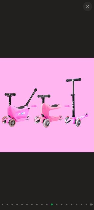 Самокат для дітей Micro Mini2Go Deluxe Plus