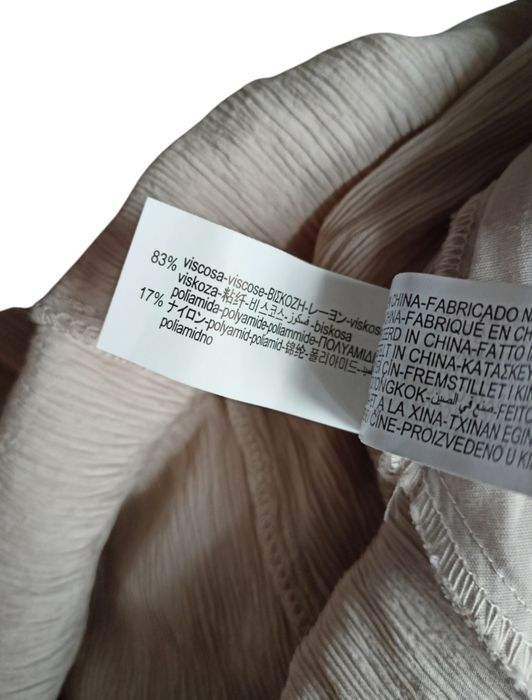 Letnie materiałowe spodnie Zara r.M
