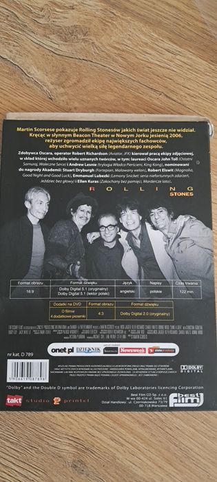Rolling Stones. Scorsese. W blasku świateł. DVD.