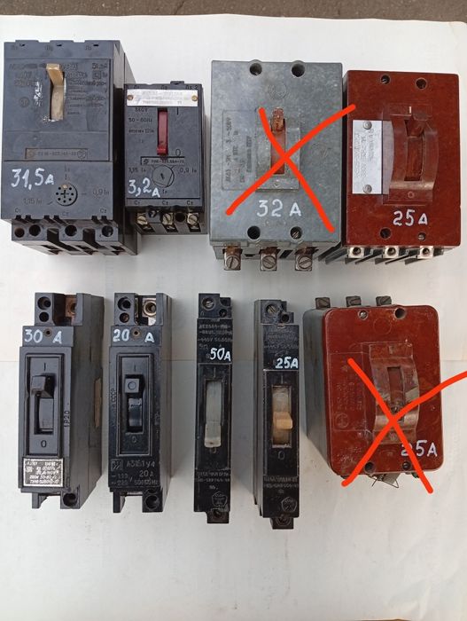 Электро автоматы защиты сети