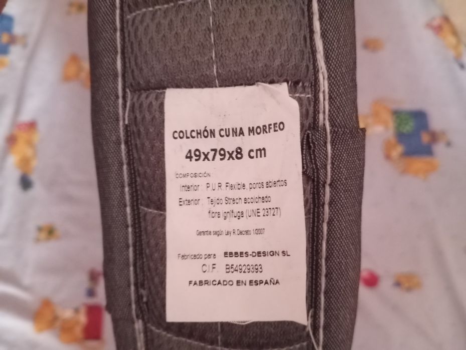 Colchao bebé Viscoelástico Aloe Vera
