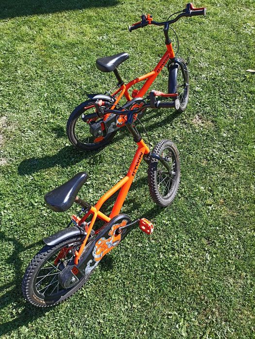 Rower btwin robot 500 16 cali - 2 sztuki dla bliźniaków