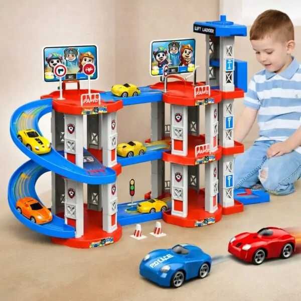 Дитячий автотрек паркінг Щенячий патруль 75 деталей