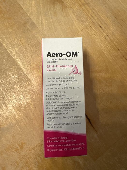 Medicamento aero-om (cólicas) novo