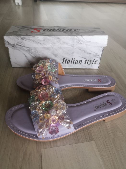 Klapki damskie, rozmiar 40