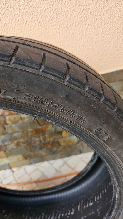 Pneu Bridgestone 215/40r17 87Y (p/muitos quilómetros)