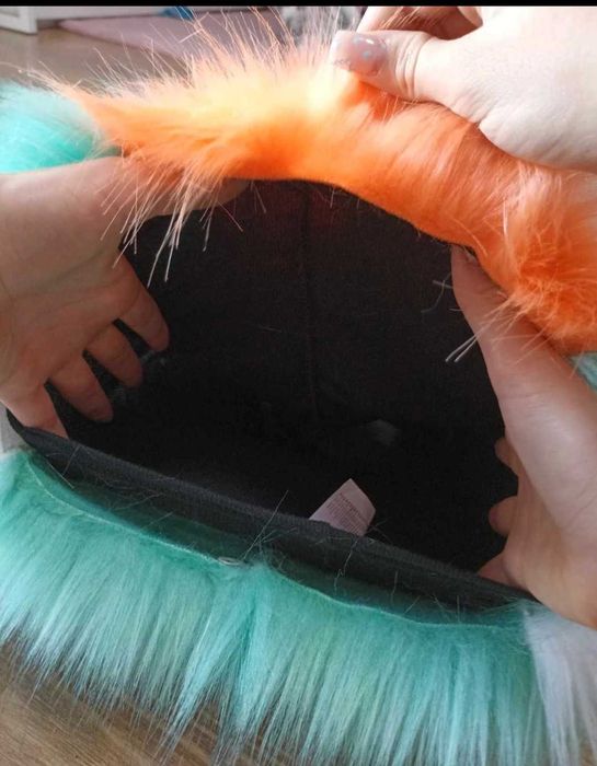 Dino maska fursuit Forest