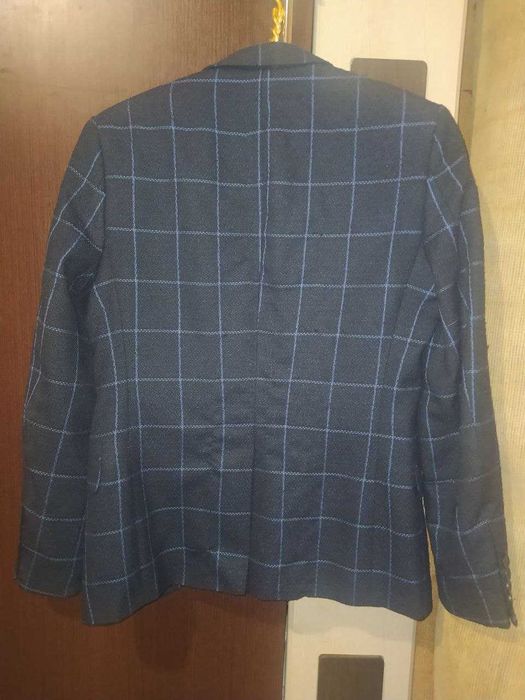 Пиджак синий в клетку Plus Scorpion