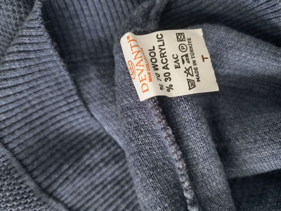 Sweter męski wełniany