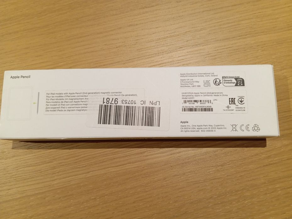 Apple pencil 2a geração (NOVA)